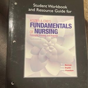 Fundamentals of Nursing Textbook and Workbook
